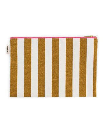 Rose in April - LILI Handtasche | Stripes Ecru/Caramel - ROSA ECK Concept Store