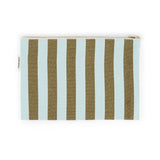 Rose in April - LILI Handtasche | Stripes Olive Aqua - ROSA ECK Concept Store