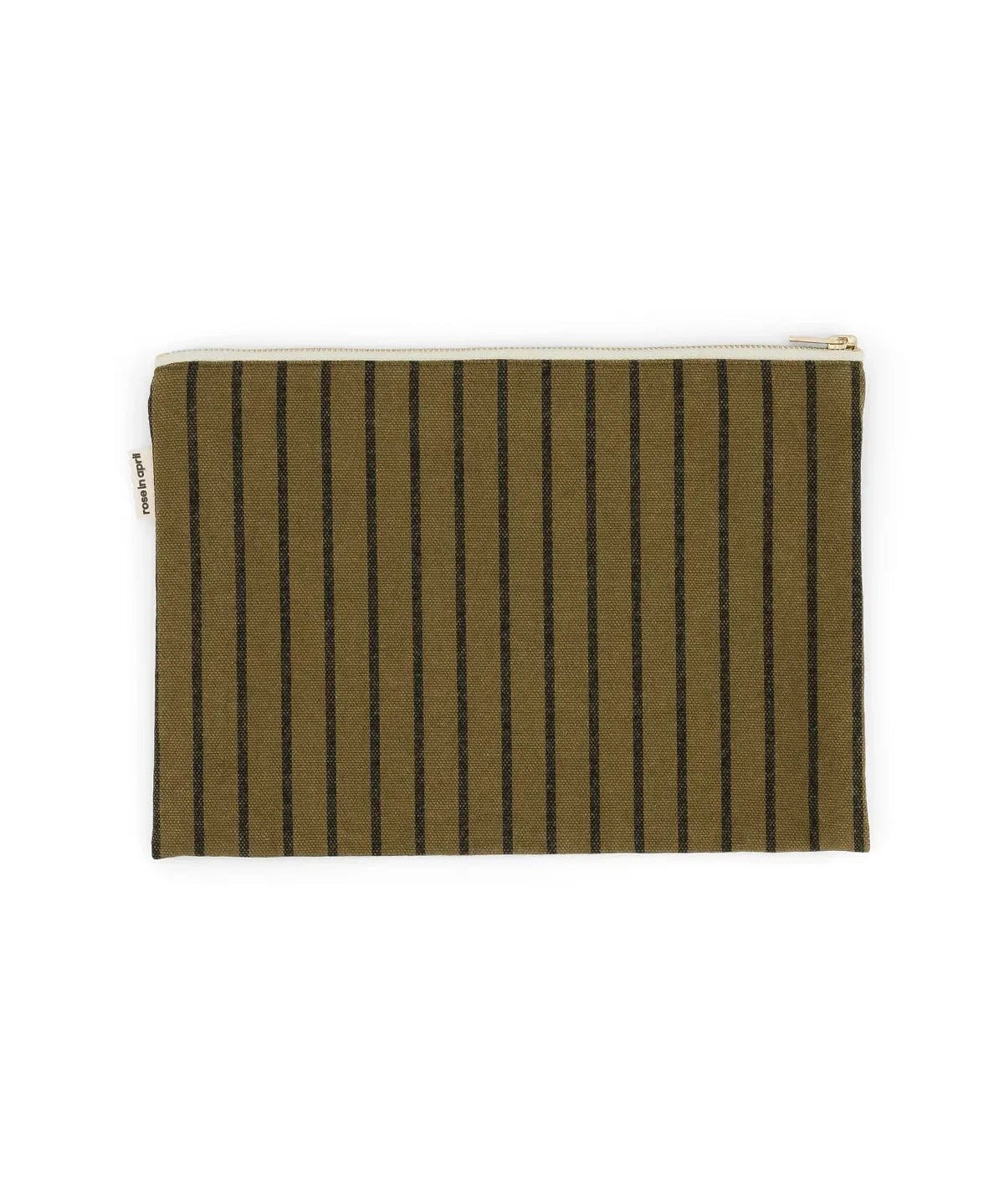 Rose in April - LILI Handtasche • Stripes Tennis Olive - Beutel - ROSA ECK