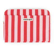 Rose in April - OCTAVE Laptoptasche (13/14 Zoll) • Streifen Rot/Pink - Laptoptasche - ROSA ECK Concept Store
