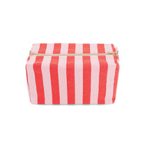 Rose in April - VIC Kulturbeutel • Stripes Candy Pink / Red - Beutel - ROSA ECK Concept Store