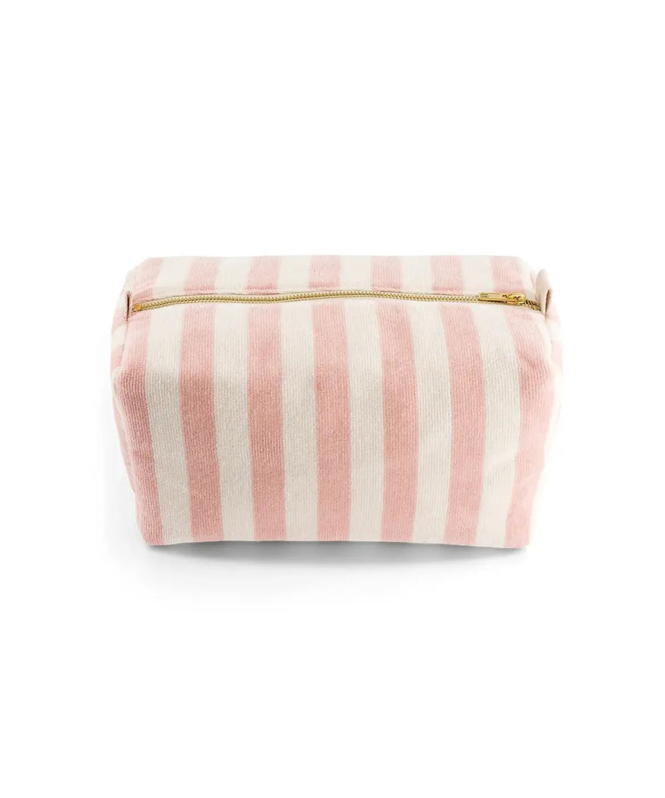 Rose in April - VIC Kulturbeutel • Stripes Light Pink Terry - Beutel - ROSA ECK Concept Store