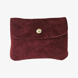 Royal Marais - Geldbeutel in Wildleder-Optik • Burgunderrot - ROSA ECK