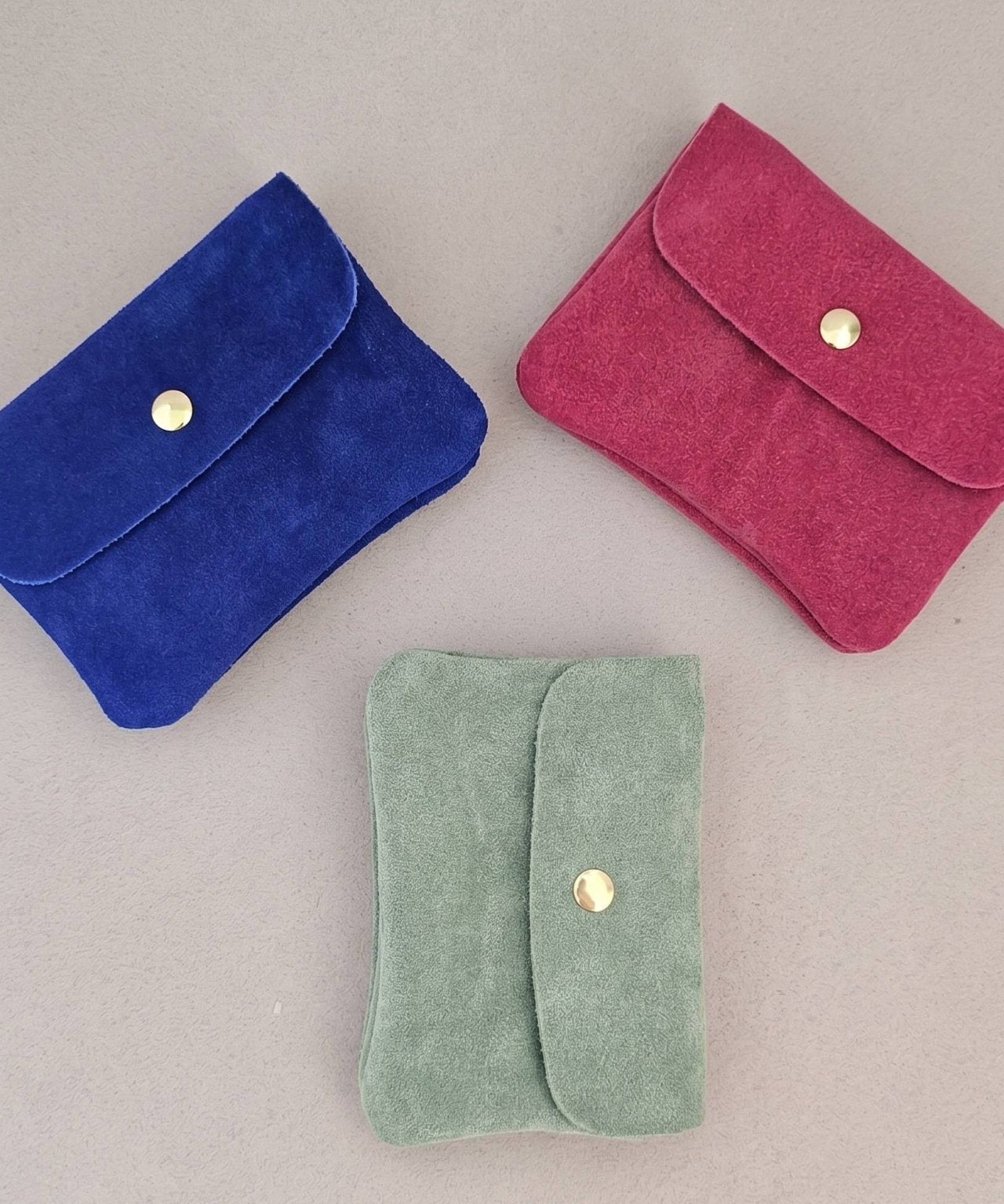 Royal Marais - Geldbeutel in Wildleder-Optik • Camel - ROSA ECK