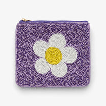 Sansira Jewelry - Geldbeutel/Etui mit Perlen • Margerite - ROSA ECK