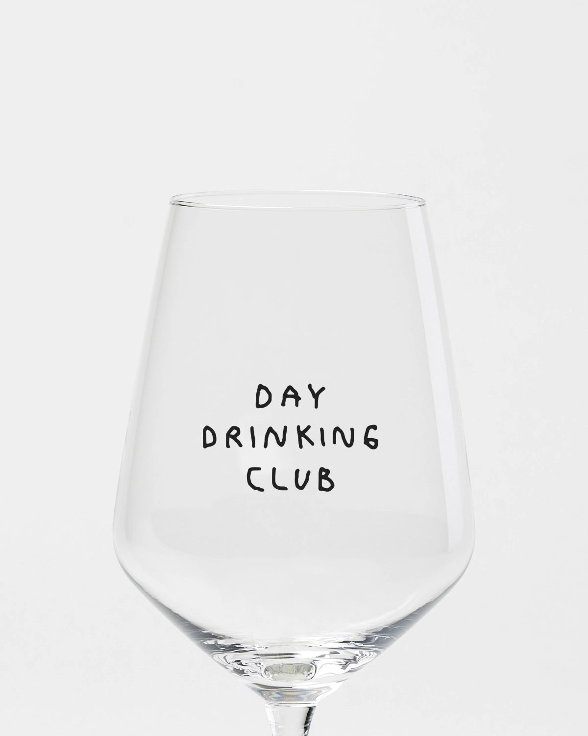 selekkt - DAY DRINKING CLUB Glas mit Spruch - Trinkglas - ROSA ECK Concept Store