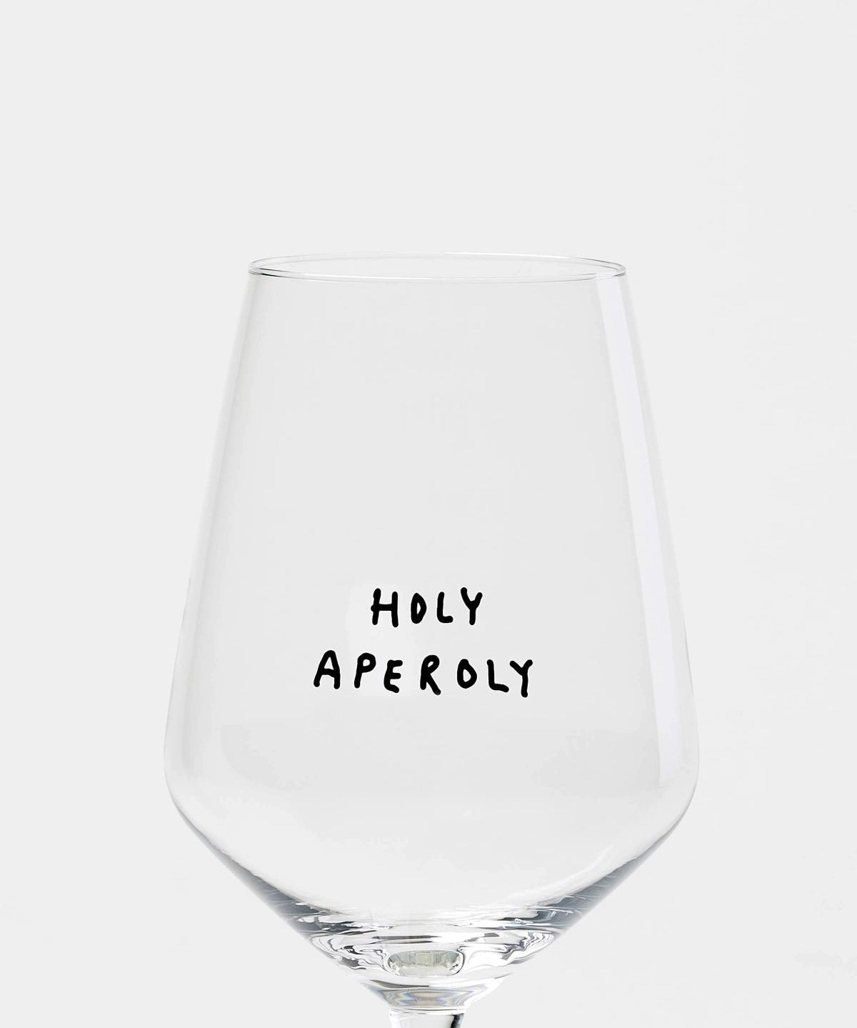 selekkt - HOLY APEROLY Glas mit Spruch - Trinkglas - ROSA ECK Concept Store