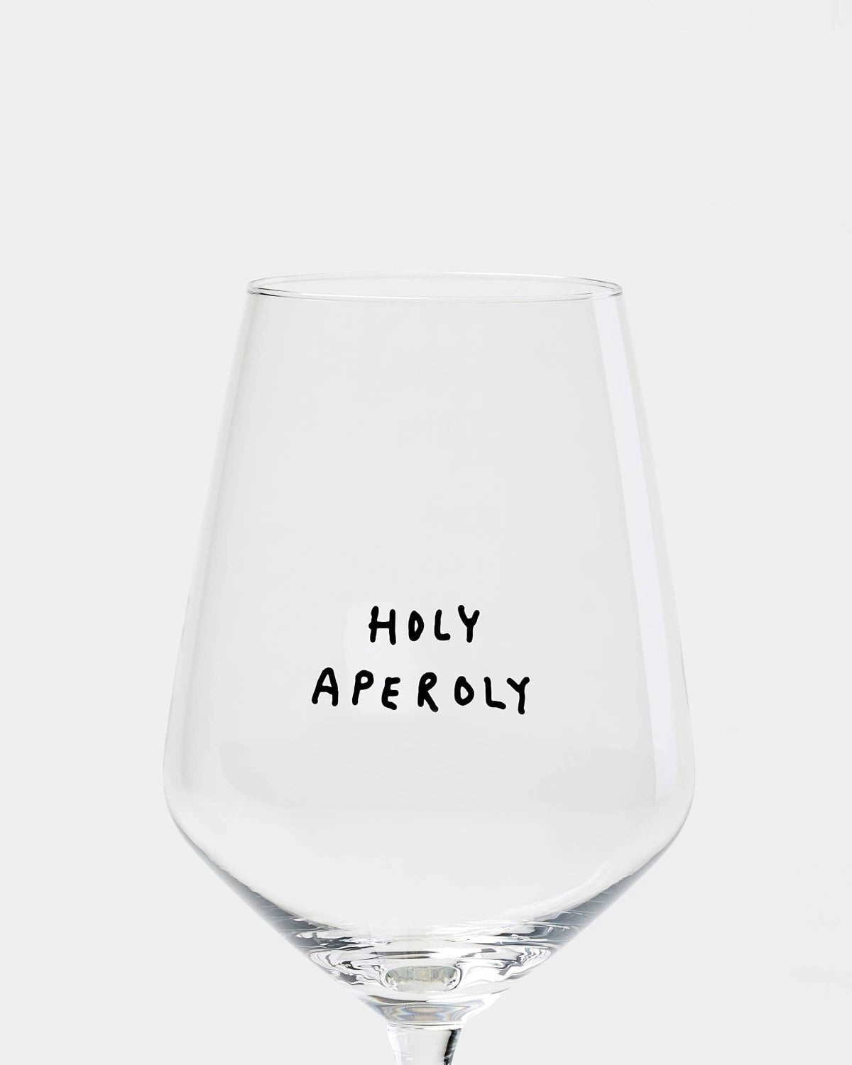 selekkt - HOLY APEROLY Glas mit Spruch - Trinkglas - ROSA ECK Concept Store
