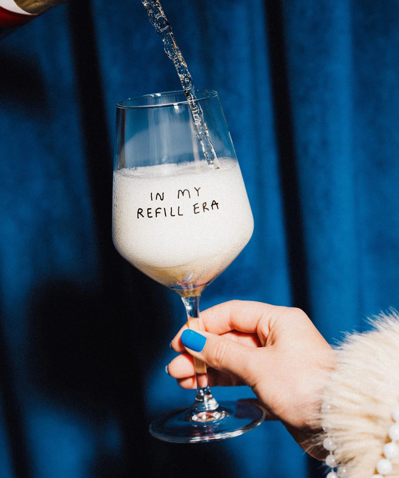 selekkt - IN MY REFILL ERA Weinglas - Trinkglas - ROSA ECK