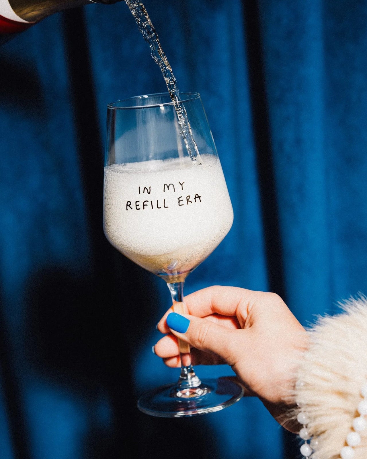 selekkt - IN MY REFILL ERA Weinglas - Trinkglas - ROSA ECK