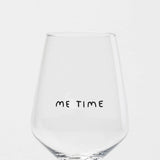selekkt - ME TIME Weinglas mit Spruch - Trinkglas - ROSA ECK Concept Store