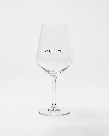 selekkt - ME TIME Weinglas mit Spruch - Trinkglas - ROSA ECK Concept Store