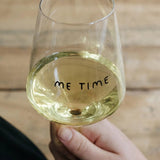 selekkt - ME TIME Weinglas mit Spruch - Trinkglas - ROSA ECK Concept Store