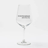 selekkt - OVER THINKING/DRINKING Weinglas - Trinkglas - ROSA ECK