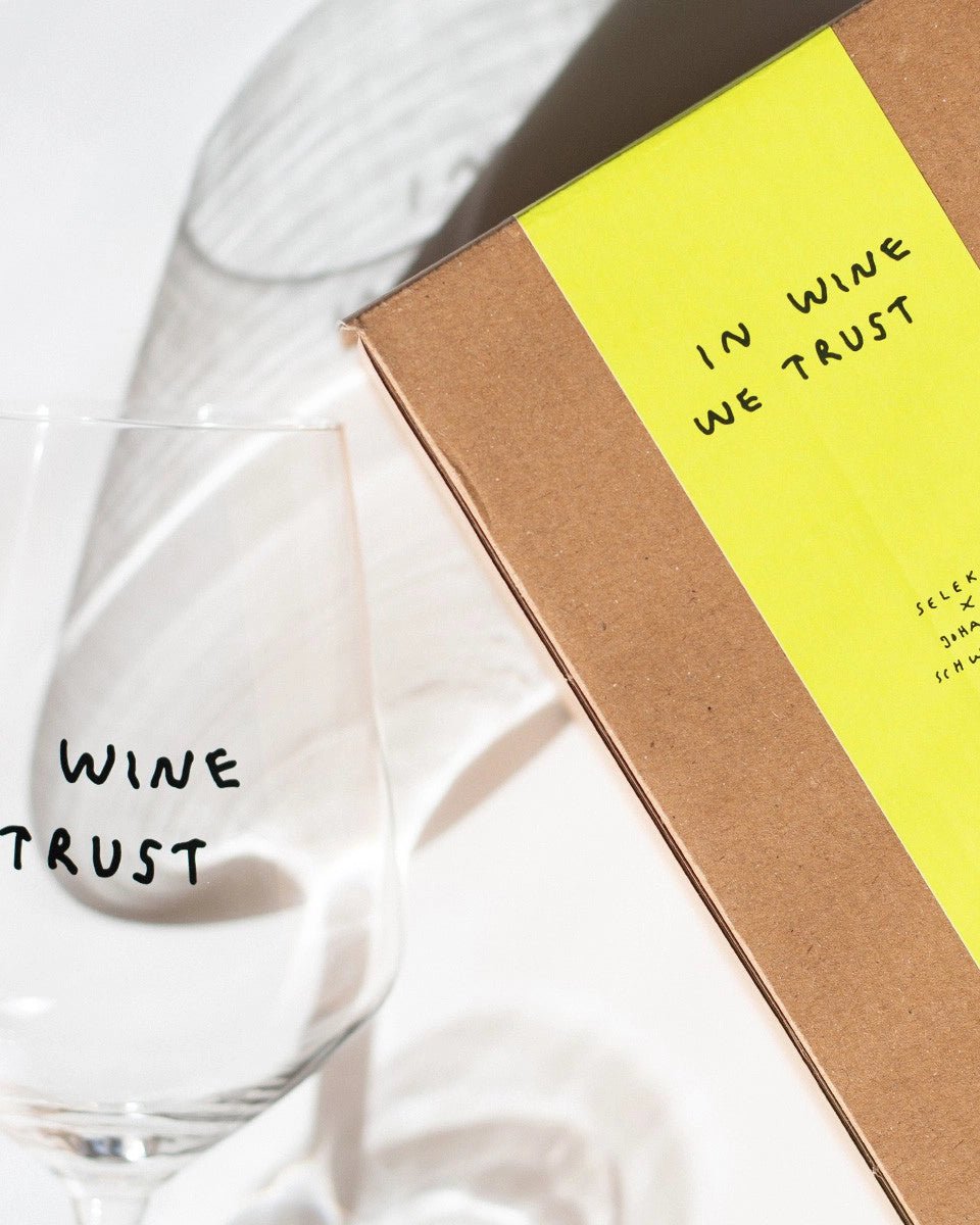 selekkt - WINE NOT? Weinglas mit Spruch - Trinkglas - ROSA ECK Concept Store