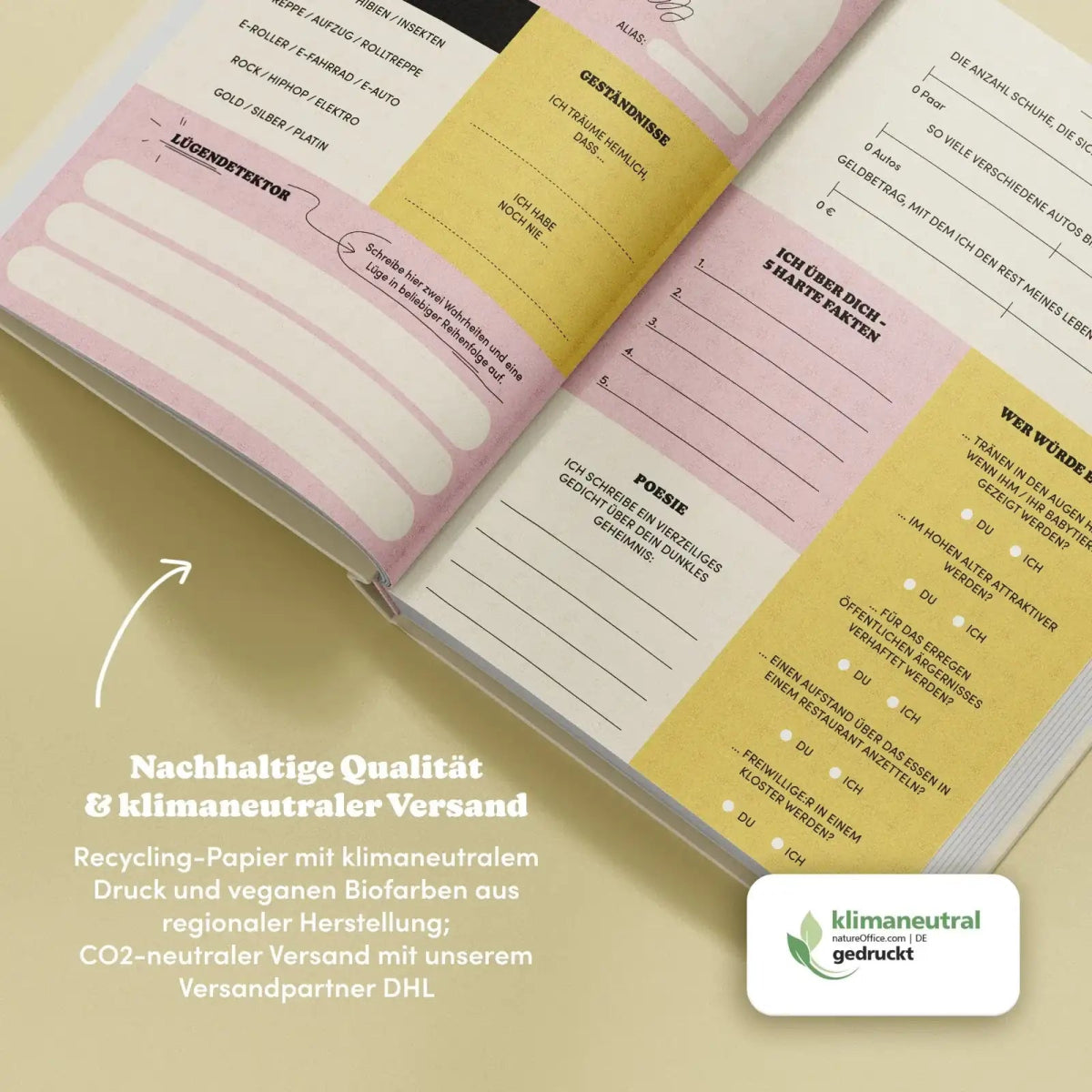 Simon & Jan - Mein Freundebuch für Erwachsene - Buch - ROSA ECK Concept Store