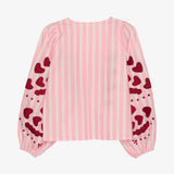Sissel Edelbo - ELISABETH Top - Bluse - ROSA ECK