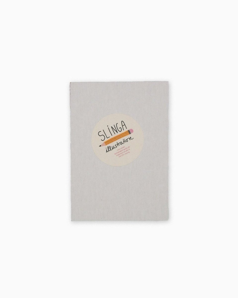 Slinga Illustration - AALES ERLEDIGT Notizblock - Notizblock - ROSA ECK Concept Store