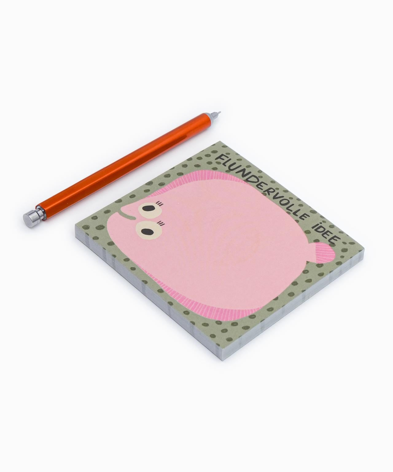 Slinga Illustration - FLUNDERVOLLE IDEE Kleiner Notizblock (Quadratisch) - Notizblock - ROSA ECK Concept Store
