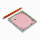 Slinga Illustration - FLUNDERVOLLE IDEE Kleiner Notizblock (Quadratisch) - Notizblock - ROSA ECK Concept Store