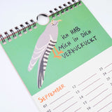 Slinga Illustration - Gans Lieber Vogelkalender - Kalender - ROSA ECK Concept Store