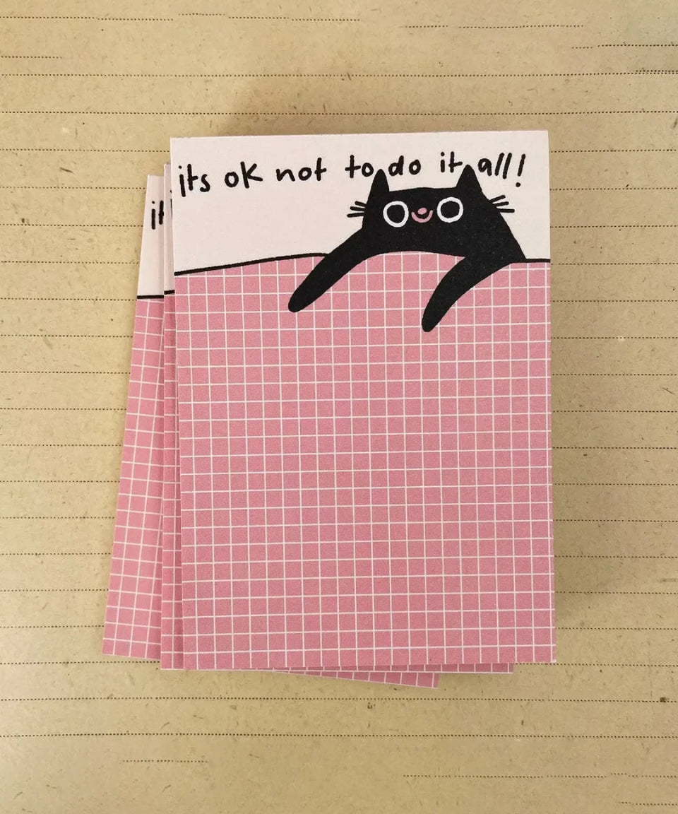 Slinga Illustration - IT'S OK Notizblock - Notizblock - ROSA ECK Concept Store