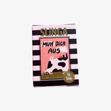 Slinga Illustration - MUH DICH AUS Mini-Puzzle - ROSA ECK