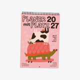 Slinga Illustration - Planer mit Platz Familienkalender (2027) - ROSA ECK