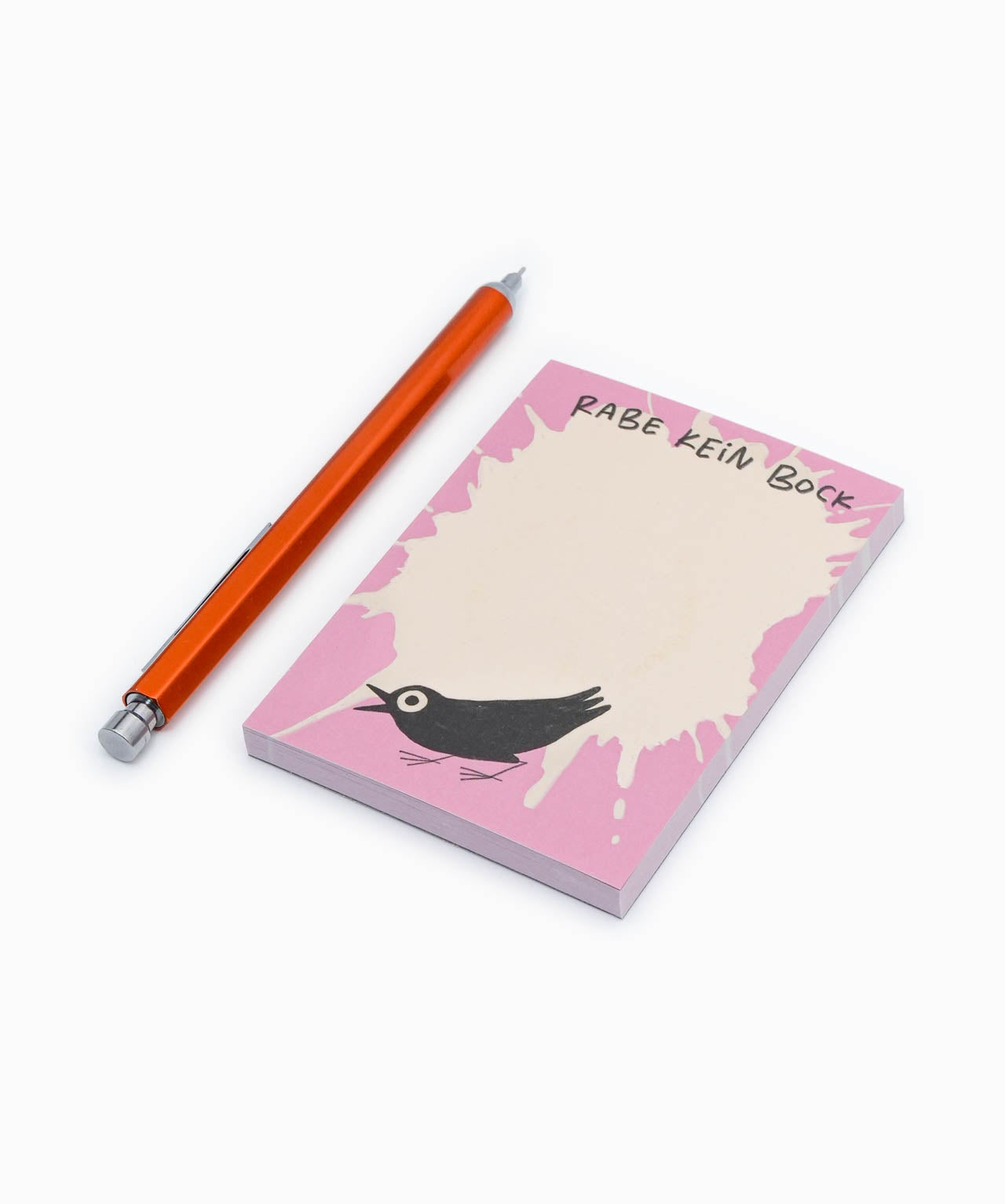 Slinga Illustration - RABE KEIN BOCK Kleiner Notizblock - Notizblock - ROSA ECK Concept Store