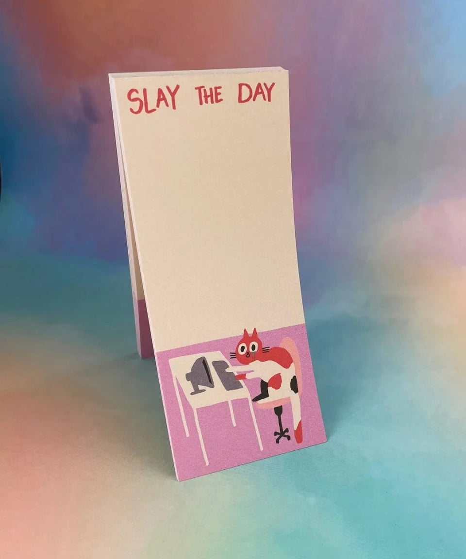 Slinga Illustration - SLAY THE DAY Notizblock - Notizblock - ROSA ECK Concept Store