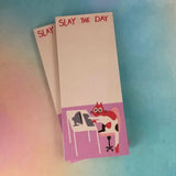 Slinga Illustration - SLAY THE DAY Notizblock - Notizblock - ROSA ECK Concept Store