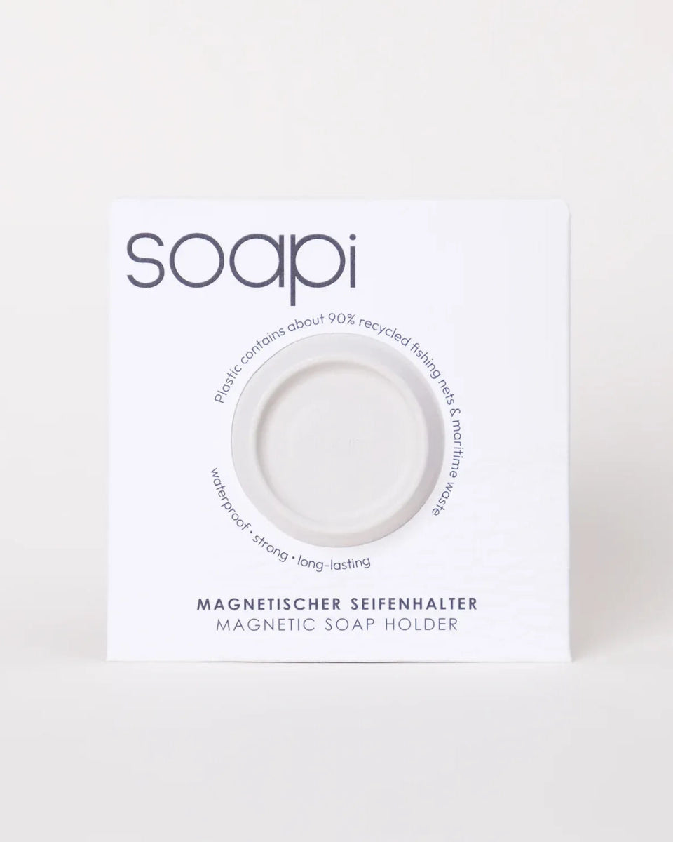 Soapi - Magnetischer Seifenhalter • Cremeweiß - Seifenablage - ROSA ECK Concept Store