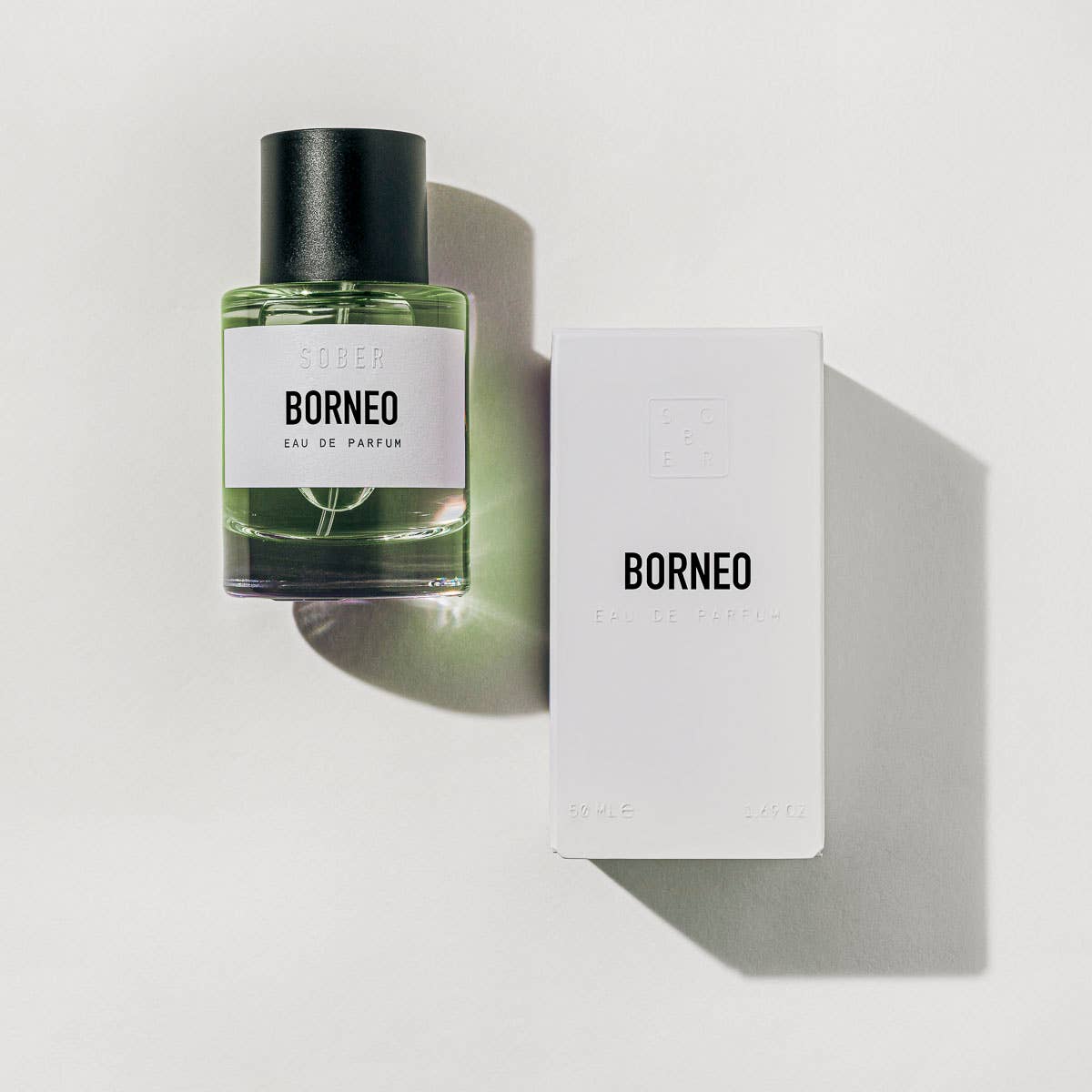 sober - BORNEO Eau de Parfum - ROSA ECK - Weiß, ,