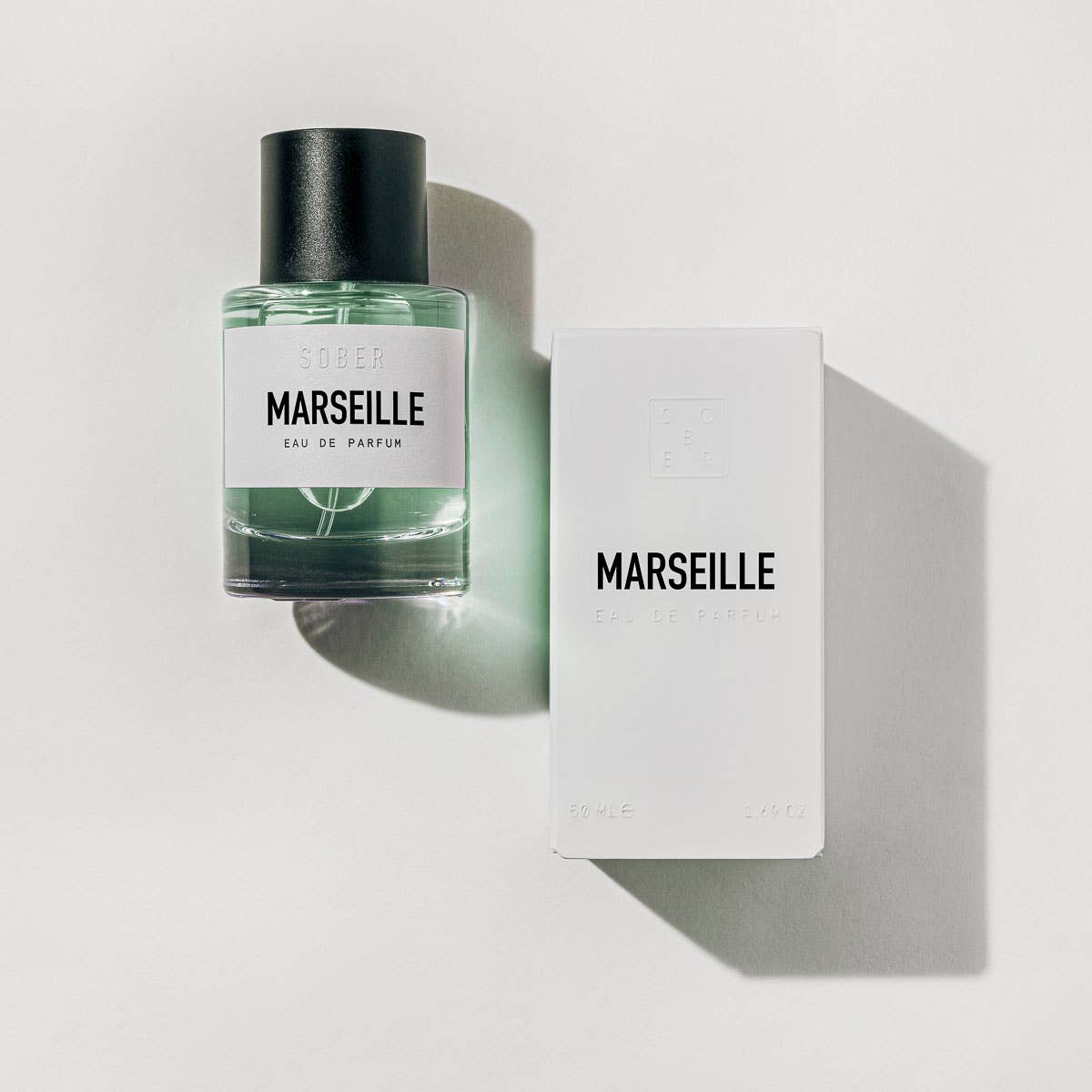 sober - MARSEILLE Eau de Parfum - ROSA ECK - Weiß, ,