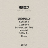 sober - MENDOZA Eau de Parfum - ROSA ECK - , ,