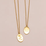 Sonstige - BIRTHMONTH Necklace - ROSA ECK - Gold, ,