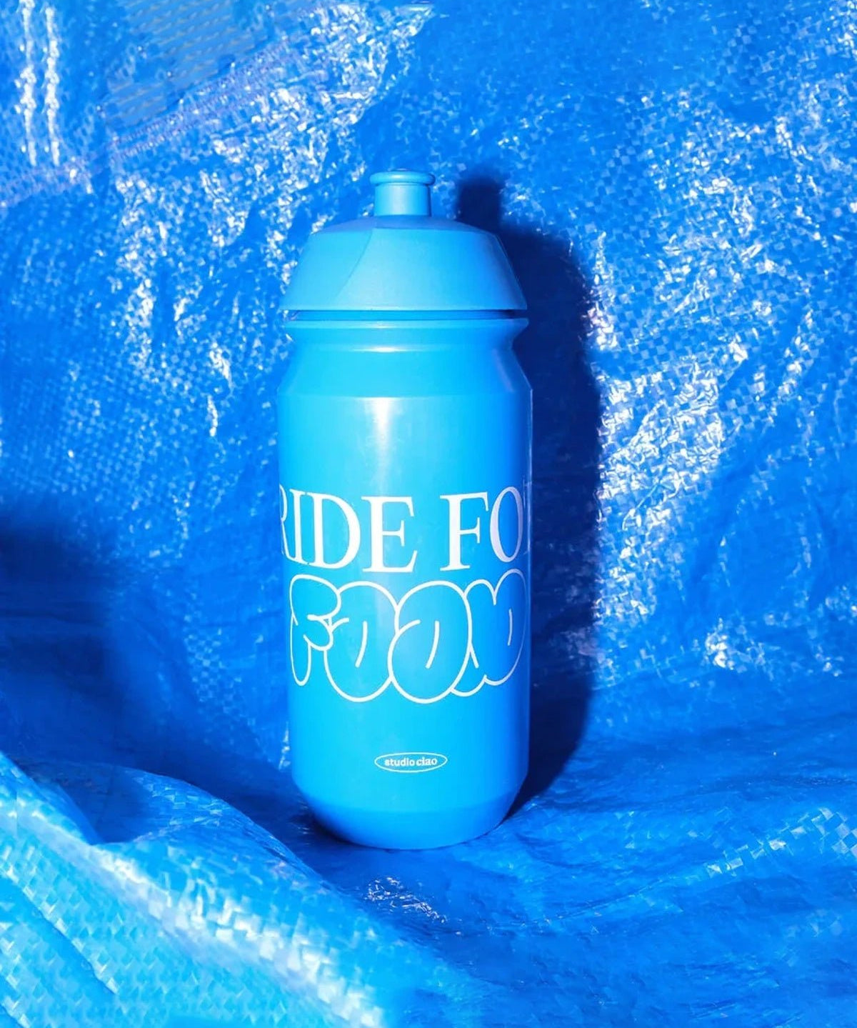 studio ciao - Bidon Trinkflasche (500 ml) • Ride for Food - Trinkflasche - ROSA ECK