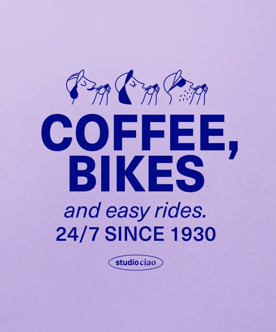 studio ciao - COFFEE, BIKES and easy rides Jutebeutel - Tasche - ROSA ECK Concept Store