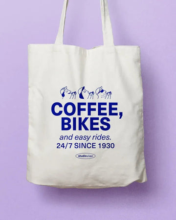 studio ciao - COFFEE, BIKES and easy rides Jutebeutel - Tasche - ROSA ECK Concept Store