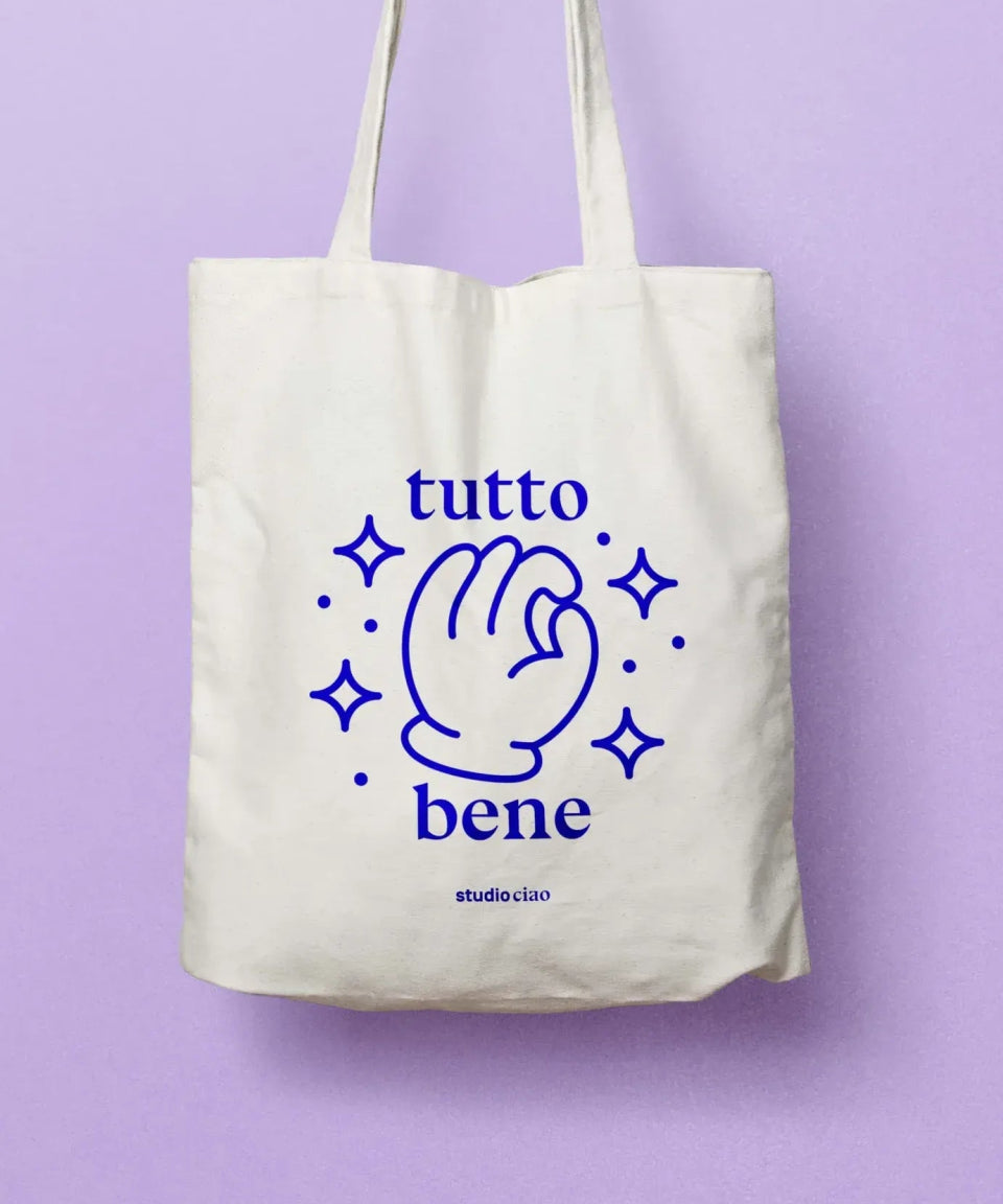studio ciao - TUTTO BENE Jutebeutel - Tasche - ROSA ECK Concept Store