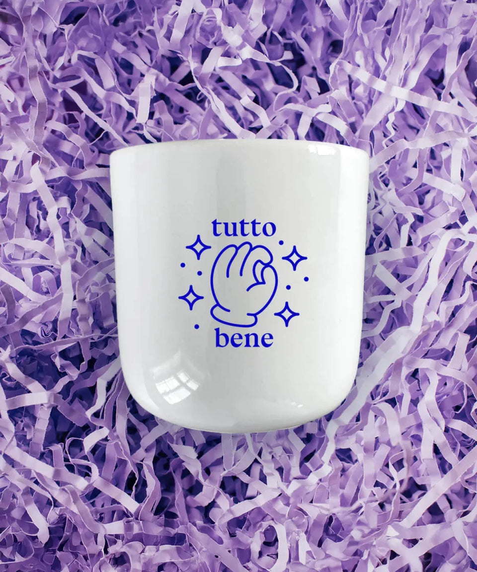studio ciao - TUTTO BENE Porzellanbecher - Kaffee - und Teetasse - ROSA ECK Concept Store