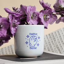 studio ciao - TUTTO BENE Porzellanbecher - Kaffee - und Teetasse - ROSA ECK Concept Store