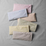 SUITE702 - Gestreiftes Augenkissen mit Lavendel • Brown-Ecru - ROSA ECK