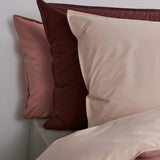SUITE702 - Kissenbezug aus Bio-Baumwolle (80 x 80 cm) • Blush - ROSA ECK