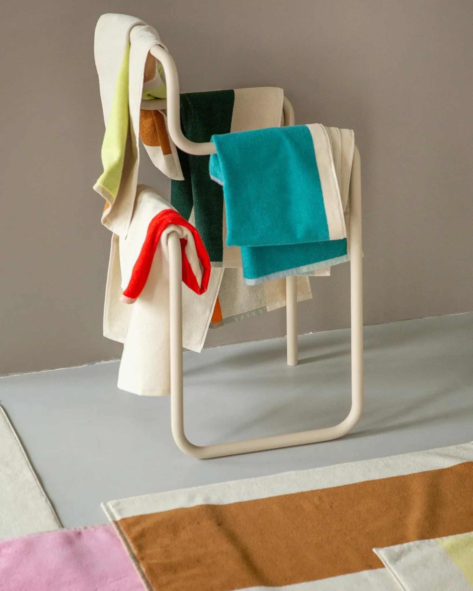 SUITE702 - MARTENS & MARTENS Badematte (50 x 80 cm) • Toffee-Turquoise - ROSA ECK