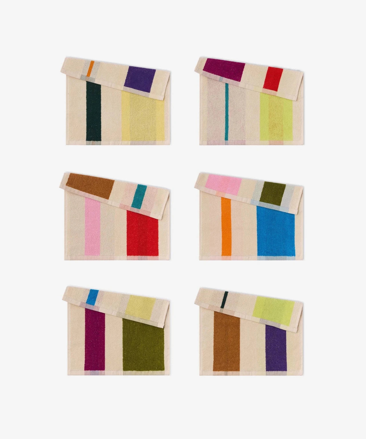SUITE702 - MARTENS & MARTENS Mini-Handtücher (6er-Set 30 x 30 cm) • Gift Set - ROSA ECK