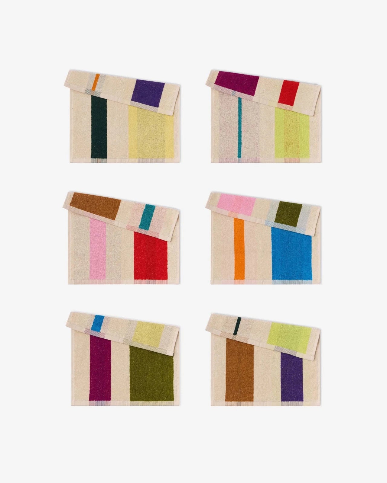 SUITE702 - MARTENS & MARTENS Mini-Handtücher (6er-Set 30 x 30 cm) • Gift Set - ROSA ECK