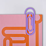 The Completist - PAPERCLIP Lesezeichen | Lavendel - ROSA ECK - Bookmark, Lila,