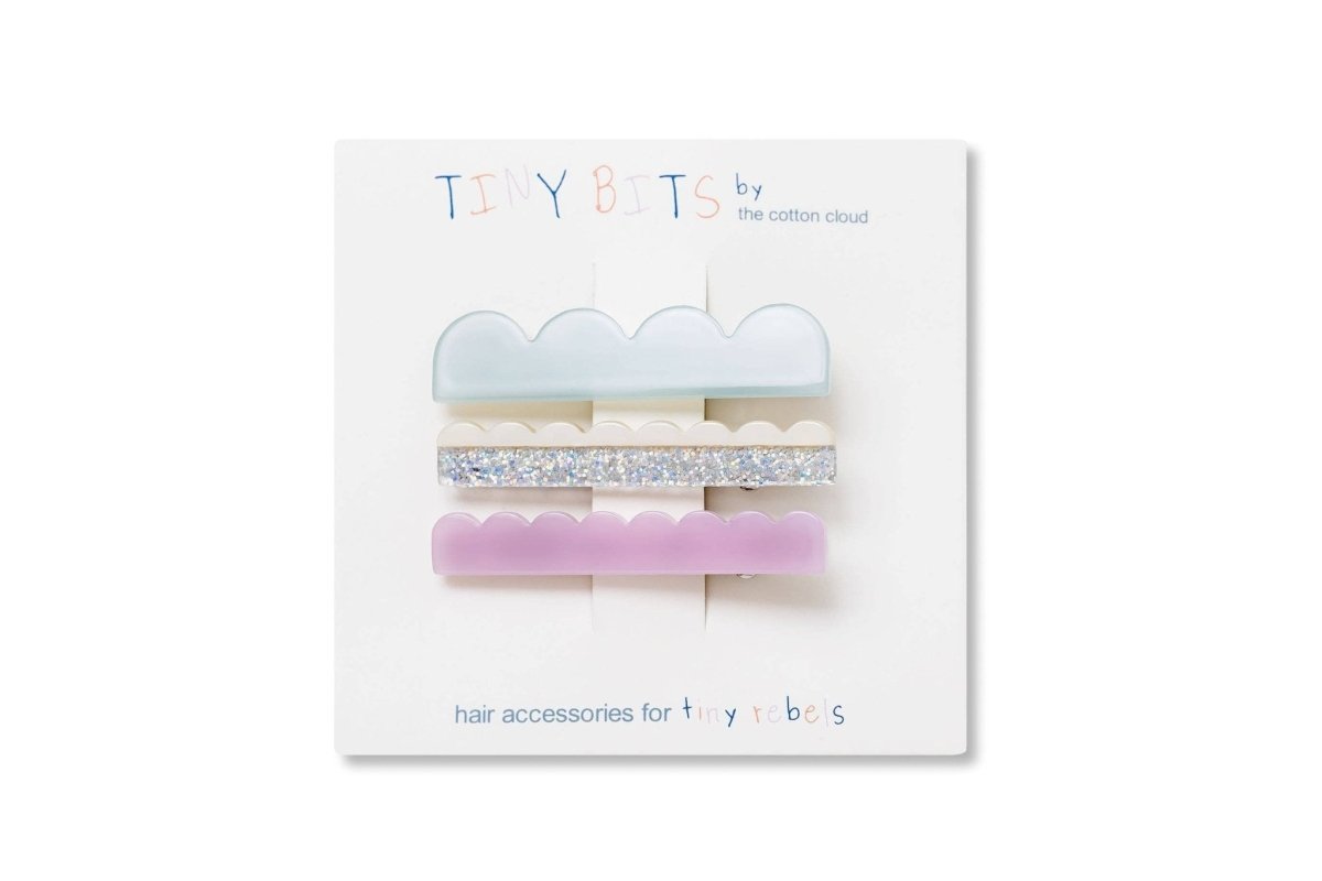 the cotton cloud - CANDY Haarnadeln 3 - Set - ROSA ECK - Acetat, Bunt, Kinder