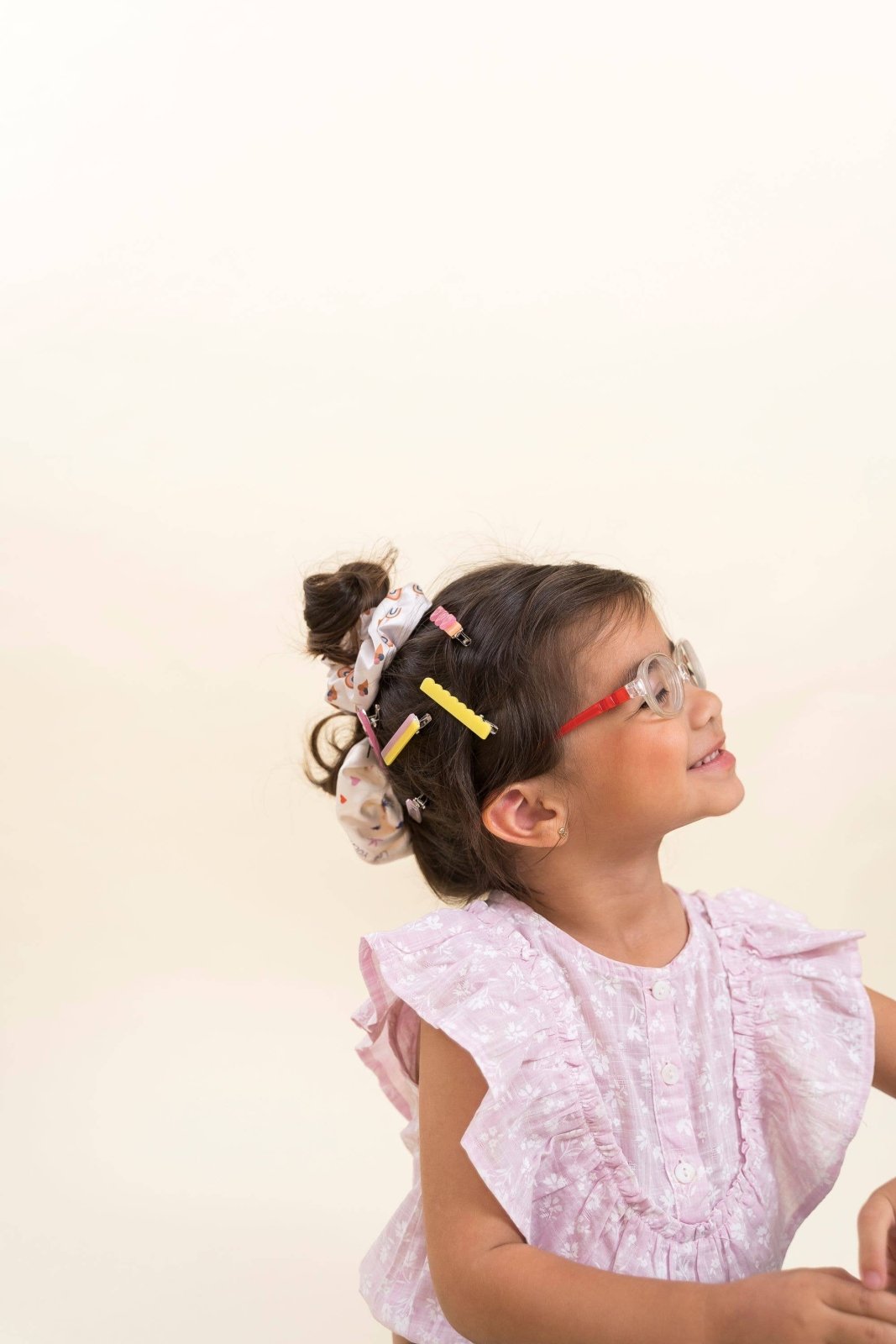 the cotton cloud - Kinder - Haarspangen 3er - Set • Heart - Kinder - Haarspange - ROSA ECK